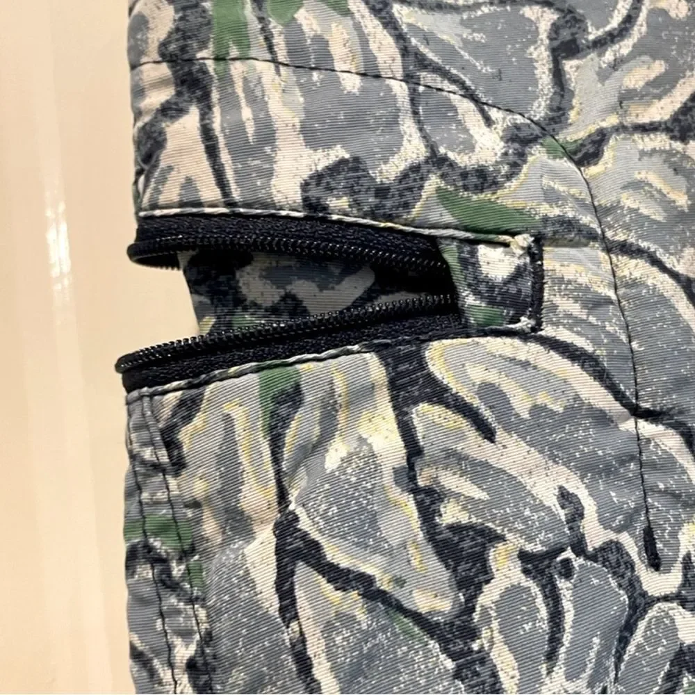 Patagonia Board‎ Shorts With Zip Pocket Blue Green Tropical Leaf Size 36